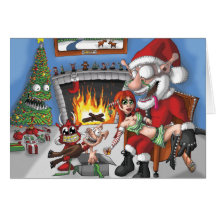 Chest Nuts a' Roastin' Greeting Cards