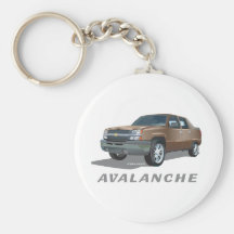 Chevrolet Avalanche Gold Key Chain