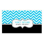 Chevron Stripes Business Card Template