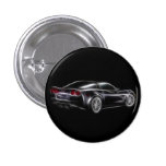 Chevy Chevrolet Corvette ZR1 Sports Car Pin