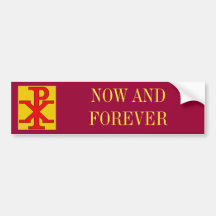 CHI-RHO BUMPER STICKERS