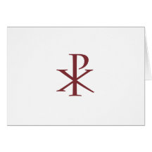 Chi Rho Note Card