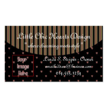 Chic Business Card :: Little Chic Hearts Design
