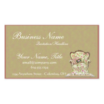 Chic Chair Design 2 Business Cards