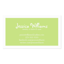 Chic Chevron Business Card