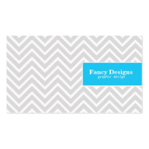 Chic Chevron Business Card Template
