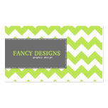 Chic Chevron Stripes Business Card