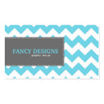 Chic Chevron Stripes Business Cards