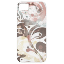 Chic faded swirls iphone 5 case