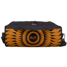 CHIC LAPTOP BAG_MOD PETALS  32 ORANGE