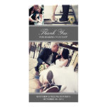CHIC SILVER GRATITUDE | WEDDING THANK YOU CARD CUSTOMISED PHOTO CARD
