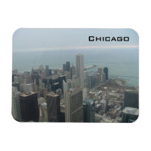 Chicago and Lake Michigan Vinyl Magnets