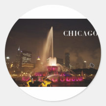 CHICAGO Buckingham Fountain (St.K) Sticker