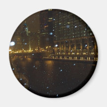 Chicago River walk along Michigan Ave. Magnet