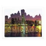 CHICAGO SKYLINE4 POST CARDS