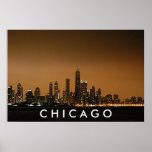 Chicago Skyline - John Hancock Centre Posters