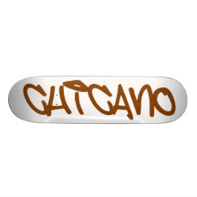 Chicano tag skate board decks