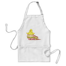 chick egg easter apron