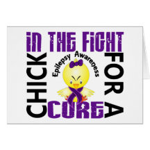 Chick In The Fight Epilepsy Card
