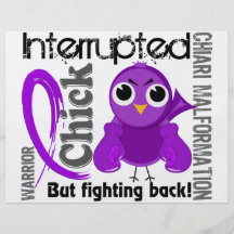 Chick Interrupted 3 Chiari Malformation Personalized Flyer