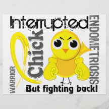 Chick Interrupted 3 Endometriosis Custom Flyer