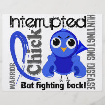 Chick Interrupted 3 Huntington's Disease Personalised Flyer