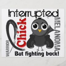 Chick Interrupted 3 Melanoma Personalized Flyer