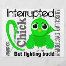 Chick Interrupted 3 Muscular Dystrophy Personalised Flyer