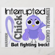 Chick Interrupted 3 Oesophageal Cancer Flyers