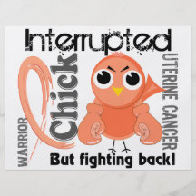 Chick Interrupted 3 Uterine Cancer Custom Flyer