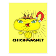 Chick Magnet Postcards
