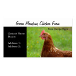 Chicken Farm  Free Range Eggs Business Cards