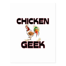 Chicken Geek Postcard