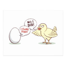 Chicken or the Egg? Postcard