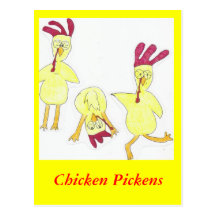 Chicken Pickens Card Post Cards