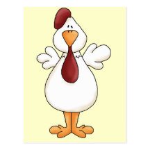 Chicken Post Card