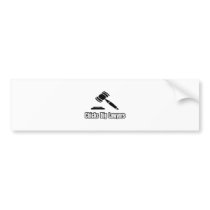 Chicks Dig Lawyers bumper stickers