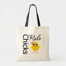 Chicks Rule 1 Tote Bag