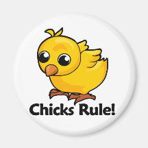 Chicks Rule! Magnets