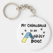 Chihuahua Agility Dog Key Chains