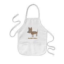 Chihuahua Chihooahooa Drawing Cartoon Apron