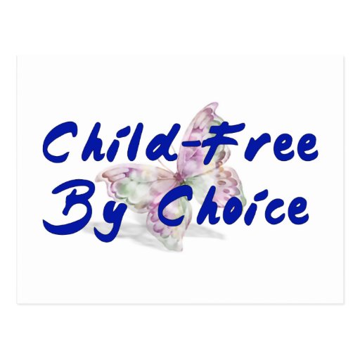 Child-Free Butterfly Postcards