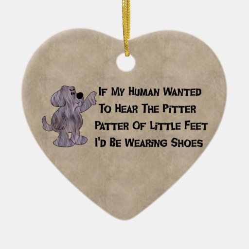 Child-Free Puppy Dog Christmas Ornaments