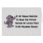 Child-Free Puppy Dog Greeting Card