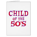 Child of 50s cards