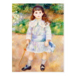 Child with a Whip Pierre Auguste Renoir painting Post Card
