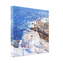 Childe Hassam - The staircase at Central Park Gallery Wrap Canvas