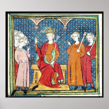Childeric II , Merovingian King of Austrasia Print