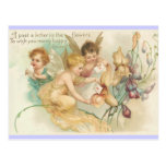 Children Fairies - Vintage Art Card Post Card