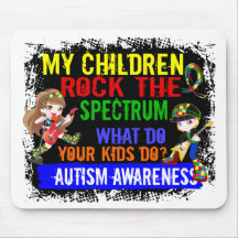 Children Rock The Spectrum Autism Mouse Pad